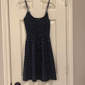 H&M Navy Polka Dot Dress